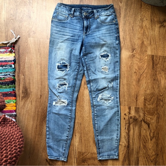 Maurices Denim - Mid-Rise Patched Up Jeggings